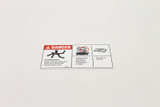 Genie Lift Part # 82561GT - DECAL,DANGER-USE SAFETY ARM, EA