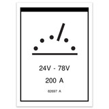 Genie Lift Part # 82697GT - DECAL,LABEL,WELDER VOLTAGE***, EA