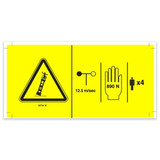 Genie Lift Part # 82734GT - DECAL,SYM-SIDE FORCE 2046, EA