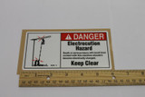 Genie Lift Part # 82986GT - DECAL,DANGER,ELEC.HAZ.STAY CLR, EA