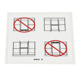 Genie Lift Part # 97815GT - DECAL,LABEL,LOWER MIDRAIL, EA