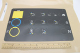 Genie Lift Part # 230344GT - DECAL,PLAT CNTRL PANEL,TZ50, EA