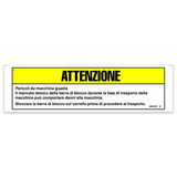 Genie Lift Part # 52675ITGT - DECAL, CAUTION, DAMAGD MACHINE, EA