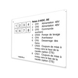 Genie Lift Part # 114221FRGT - DECAL,LABEL,RELAYS,Z45DC,BE, EA