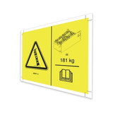 Genie Lift Part # 230757GT - DECAL,SYM,TIPOVER,BATT,GS-4047, EA