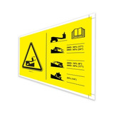 Genie Lift Part # 1257661GT - DECAL,SYMBOL,SLOPE RATING,Z62, EA