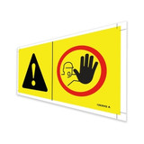 Genie Lift Part # 1263542GT - DECAL,IMPROPER OPERATION,SYMBOL, EA