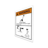 Genie Lift Part # 1266648GT - DECAL,WARNING TIP-OVER HAZ, EA