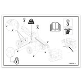 Genie Lift Part # 1269246GT - DECAL, TRANSPORTING/LIFTING, Z60E, EA