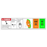 Genie Lift Part # 1273025FRGT - DECAL, MAX CAP WORD, SX135, FR, EA