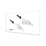 Genie Lift Part # 133405GT - DECAL, BASE FRAME SYMBOL, EA