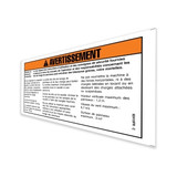 Genie Lift Part # 82410FRGT - DECAL,WARNING,PANEL CRADLE, EA