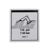 JLG Part # 70040808 | LABEL,AIRLINE 110 PSI, EA