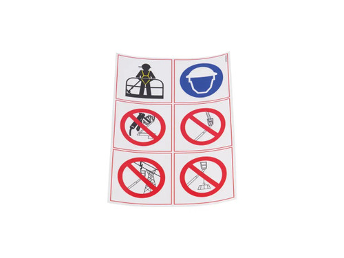JLG Part # 07878400 | DECAL,SAFETY, EA