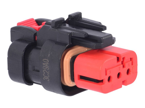 JLG Part # 1001200497 | CONNECTOR,AMPSEAL 16,3 POS, EA