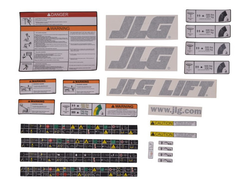 JLG Part # 1001238895 | KIT,(SERVICE) PLATFORM DECAL, EA