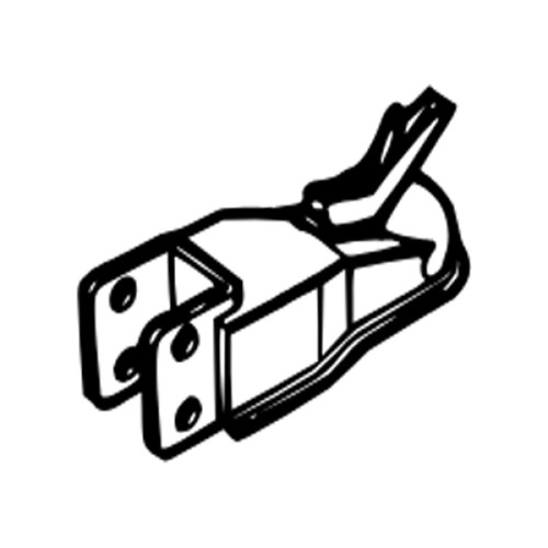 Multiquip EE56638 Bulldog coupler with adjustable channel mount for 2-5/16 inch ball towing applications