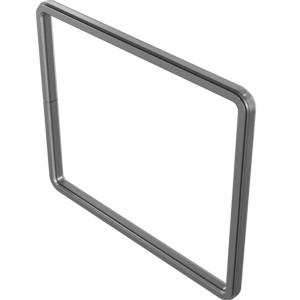 Genie Lift Part # 1261077GT - TRIM,RUBBER D SEAL, 3/16, 81", EA