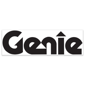 Genie Lift Part # 1274753GT - DECAL, COSMETIC, 12" GENIE BLUE, EA