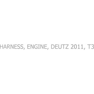 Genie Lift Part # 1277947GT - HARNESS, ENGINE, DEUTZ 2011, T3, EA