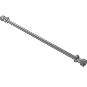 Genie Lift Part # 1280296GT - ASSY,FUEL HOSE,5/16"ID,15"L,FI, EA