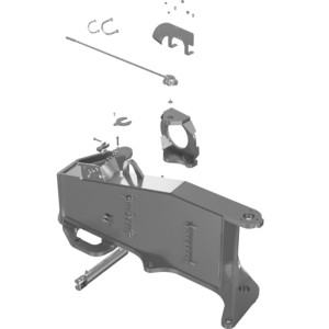 Genie Lift Part # 1280316GT - ASSY,SX-105 XC AXLE AND YOKE, LFRR, EA