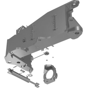Genie Lift Part # 1280316GT - ASSY,SX-105 XC AXLE AND YOKE, LFRR, EA