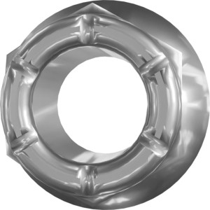 Genie Lift Part # 1283006GT - NUT,NYLOCK FLG,7/16-14,F,ZAG, EA