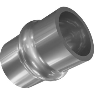 Genie Lift Part # 1285480GT - COUPLER, 1.75", HUMP, HT SILICONE, RED, EA