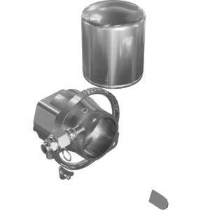 Genie Lift Part # 1289767GT - HOSE, REDUCER, 2.50" TO 3" INLET, DEUTZ 2.9L, EA
