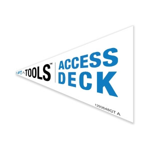 Genie Lift Part # 1293648GT - DECAL, XX30 ACCESS DECK COSMETIC, EA