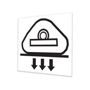 Genie Lift Part # 1287515GT - DECAL, WHEEL LOAD S65 TRAX, EA