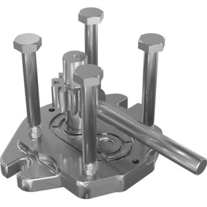 Genie Lift Part # 1296451GT - SCREW,HHF,1/2-13X4,8,ZAG, EA
