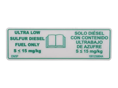 JLG Part # 1001235804 | DECAL,ULTRA LOW SULFUR DIESEL, EA