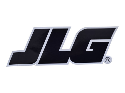 JLG Part # 1001256675 | DECAL,JLG 3.34" BLACK, EA
