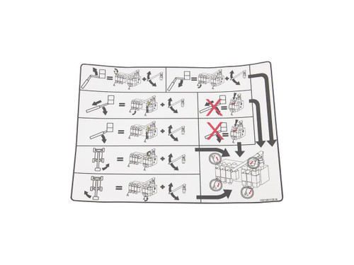 JLG Part # 1001261130 | DECAL,MANUAL DESCENT INSTR., EA