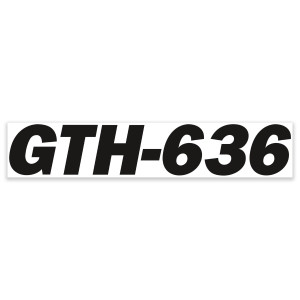 Genie Lift Part # 1257446GT - DECAL,COSMETIC,GENIE GTH636 SM, EA