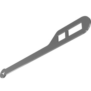 Genie Lift Part # 1271127GT - PLATE, ENGINE TRAY, RELEASE, EA