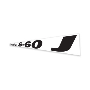Genie Lift Part # 1284008GT - DECAL, BOOM, GENIE S-60 J, EA