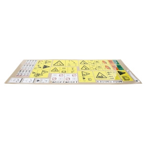 Genie Lift Part # 1296524GT - DECAL KIT,PLAT S-60/65 XC,SYMBOL, EA