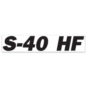 Genie Lift Part # 1296785GT - DECAL, CHASSIS, S-40 HF, WHITE, EA