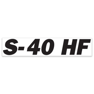 Genie Lift Part # 1296786GT - DECAL, CHASSIS, S-40 HF, BLUE, EA