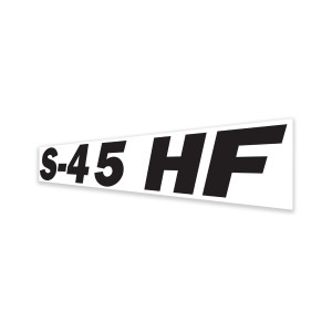 Genie Lift Part # 1296788GT - DECAL, CHASSIS, S-45 HF, WHITE, EA