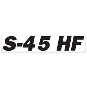 Genie Lift Part # 1296789GT - DECAL, CHASSIS, S-45 HF, BLUE, EA