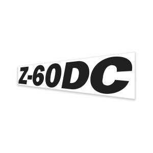 Genie Lift Part # 1297757GT - DECAL, COSMETIC, Z-60 DC, EA