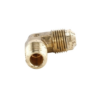 Genie Lift Part # 1304960GT - FITTING,VAPORIZER,1/4 MPT X 3/8 FLARE 90, EA