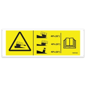 Genie Lift Part # 1306152GT - DECAL, RUNAWAY, GS69RT, EA