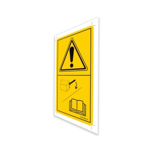 Genie Lift Part # 1297994GT - DECAL, DANGER BATT FASTENING, EA