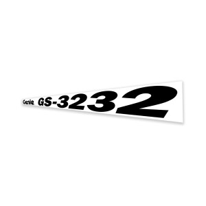 Genie Lift Part # 144121GT - DECAL,COSMETIC,GENIE,GS3232,BLK, EA