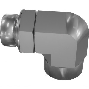 Genie Lift Part # 1296364GT - FITTING, ADAPTER, ELBOW, 90, ORB, SAE 16 TO SAE 20, EA